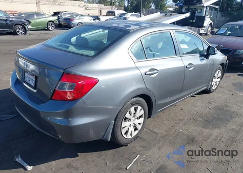2012 Honda Civic Lx из США, поврежденный, VIN 19XFB2F52CE372633